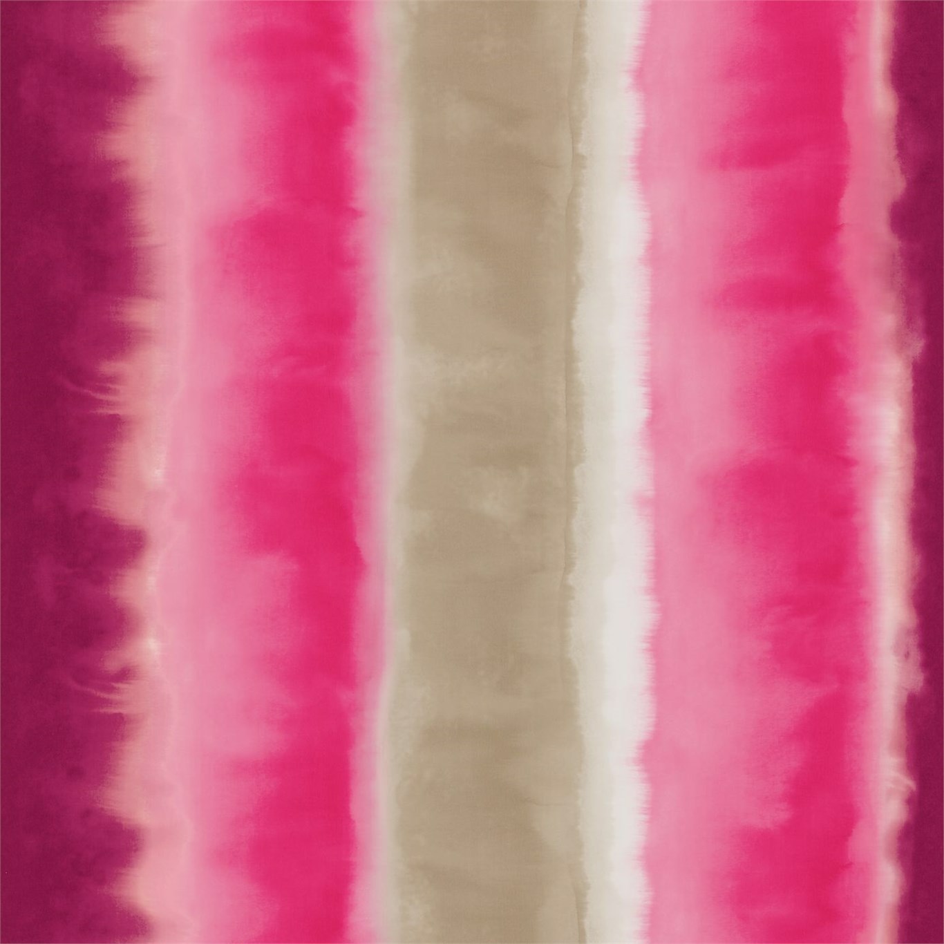 Demeter Stripe Fuchsia / Neon / Pebble Wallpaper by HAR