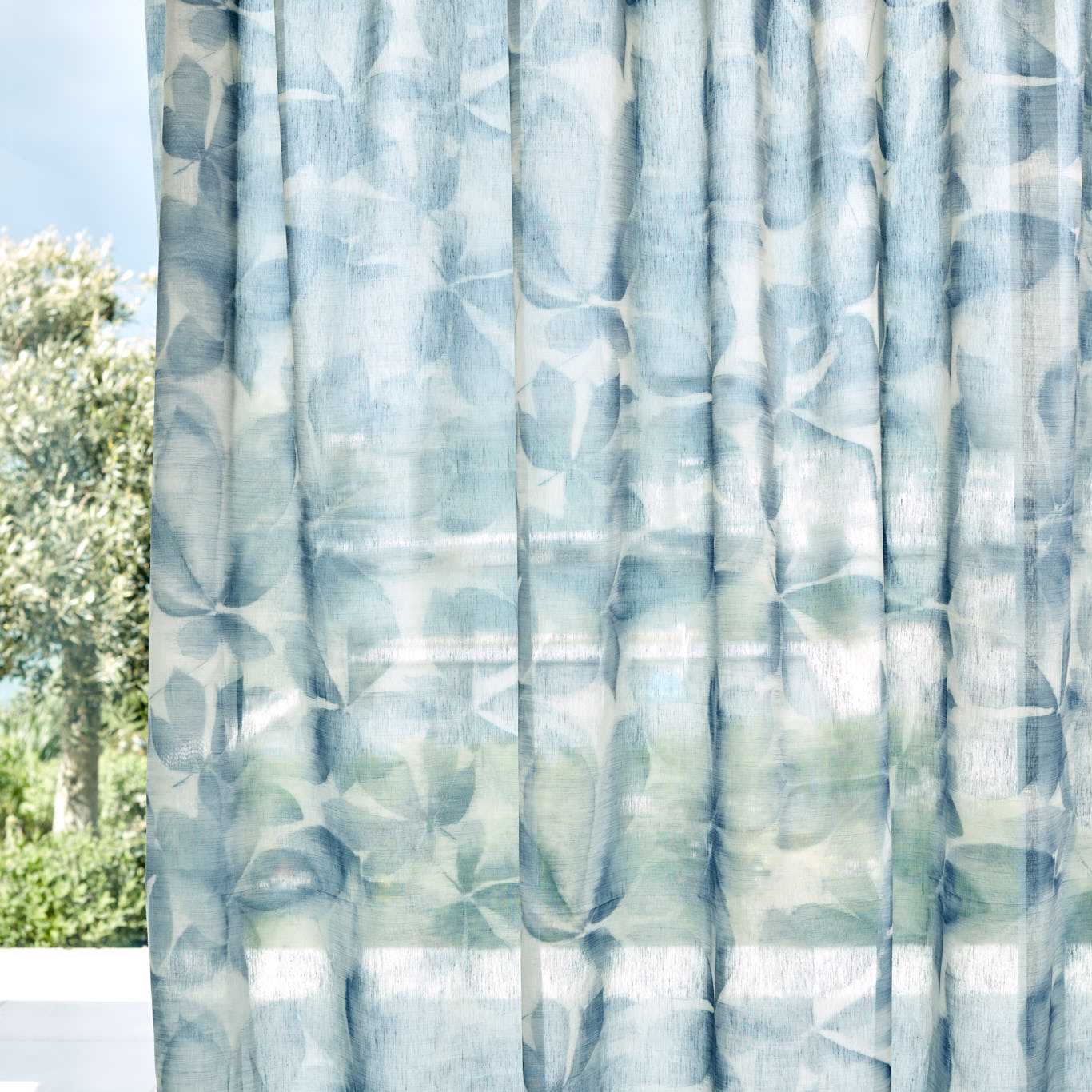 Grounded Sheer Celestial Fabric by HAR