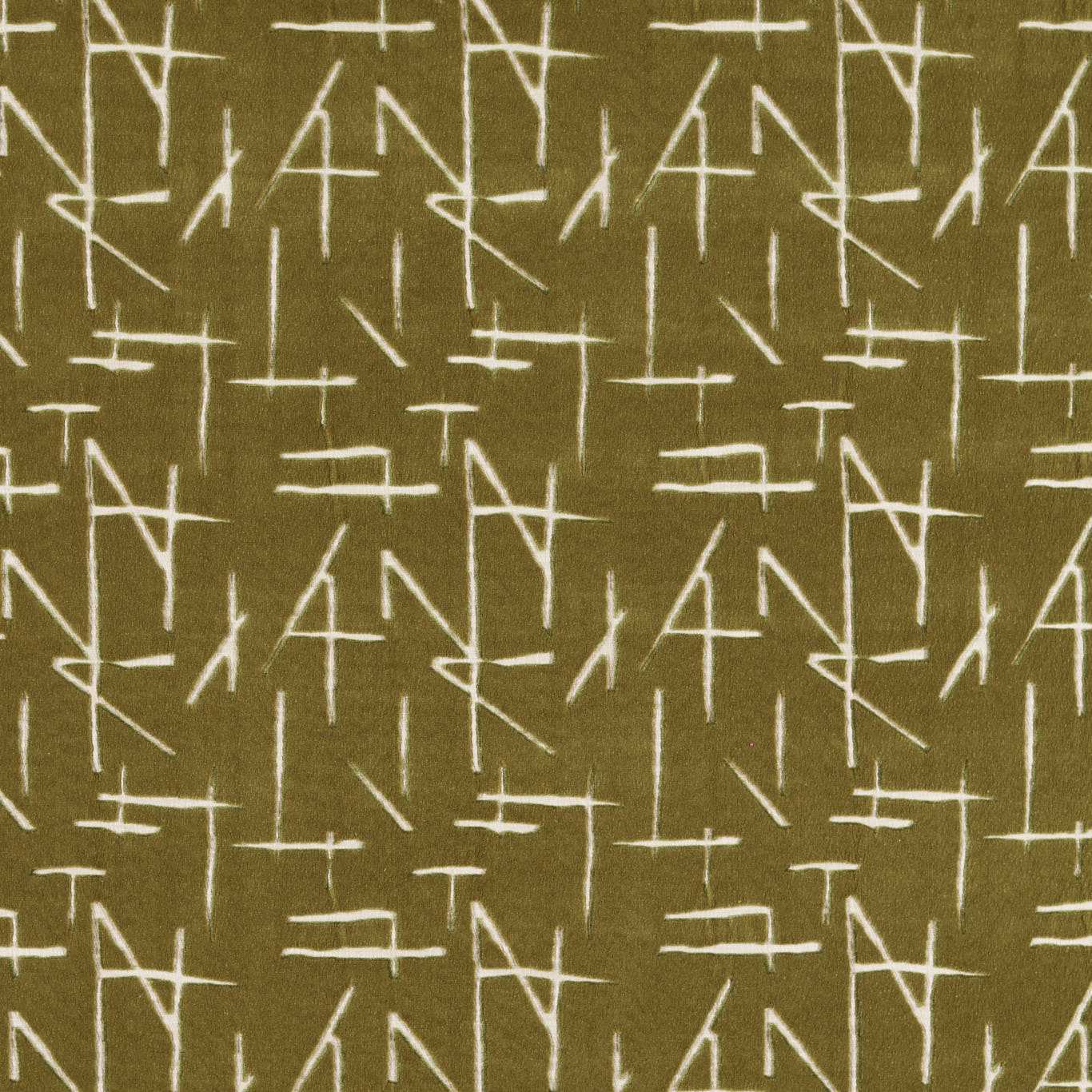 Dolmens Velvet Moss Fabric by HAR