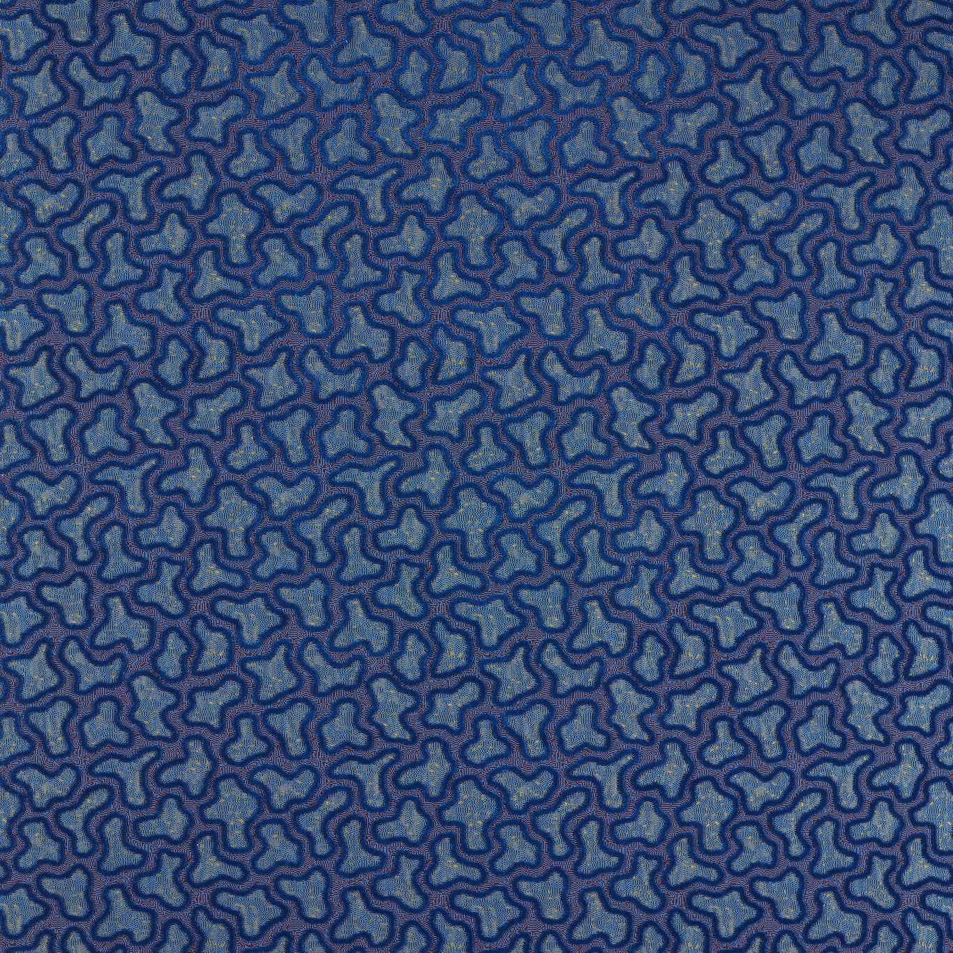 Molten Lapis/Cinnabar Fabric by HAR