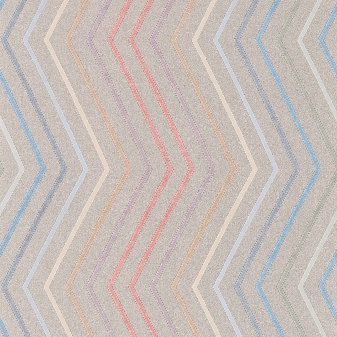 Tresillo Coral/Viola/Slate Wallpaper by HAR
