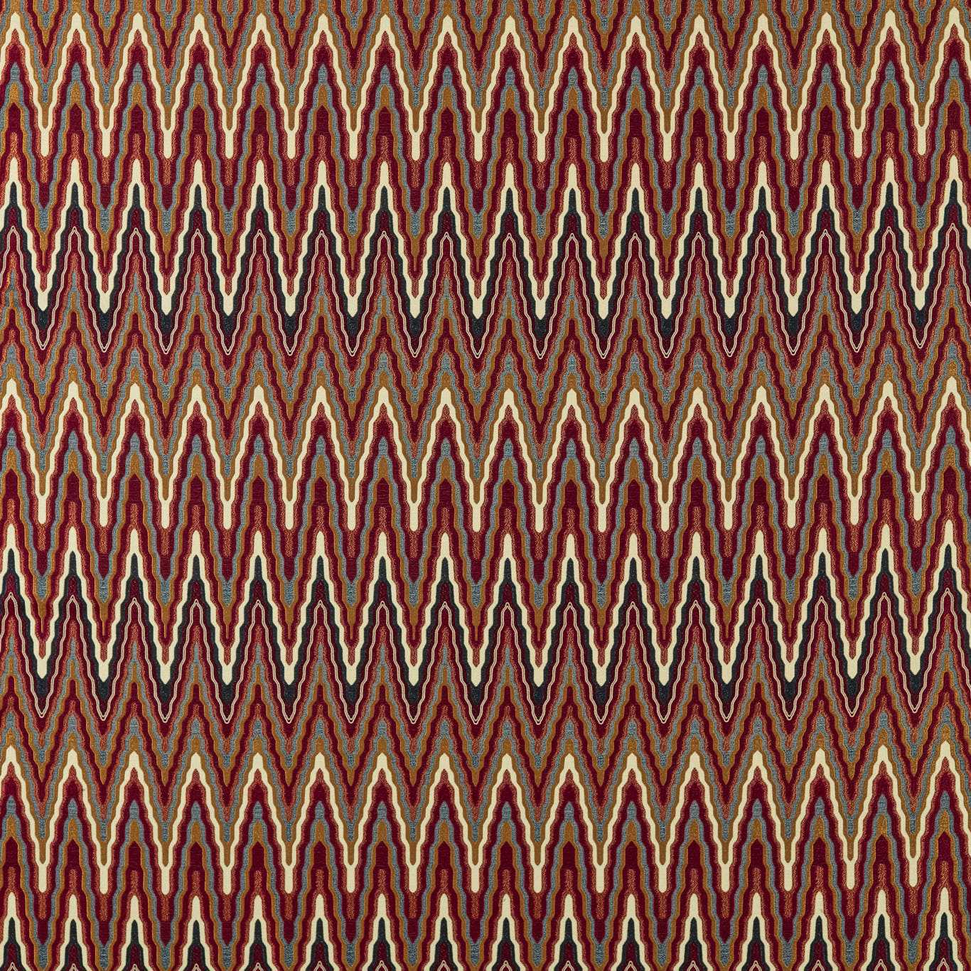 Elota Indigo/Maroon Fabric by HAR