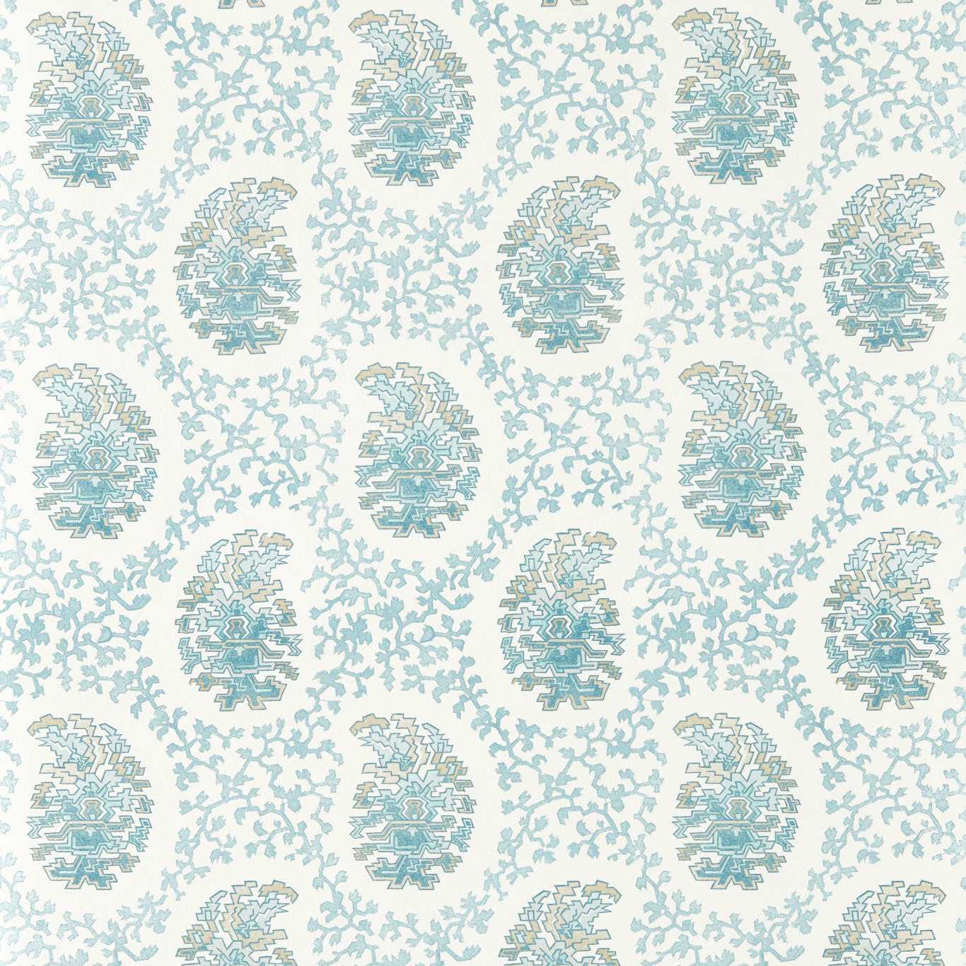 Paisley Indigo Wallpaper by HAR