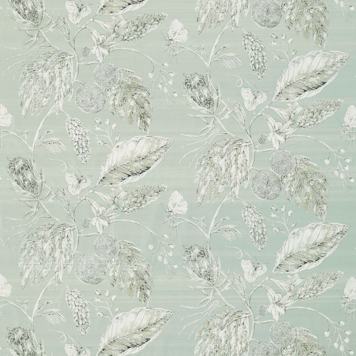 Amborella Silk Seaglass Fabric by HAR