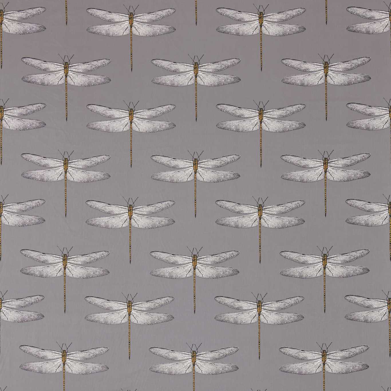 Demoiselle Graphite/Almond Fabric by HAR
