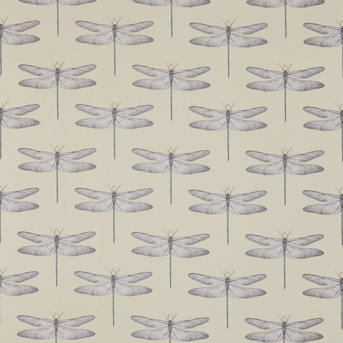 Demoiselle Jute/Slate Fabric by HAR