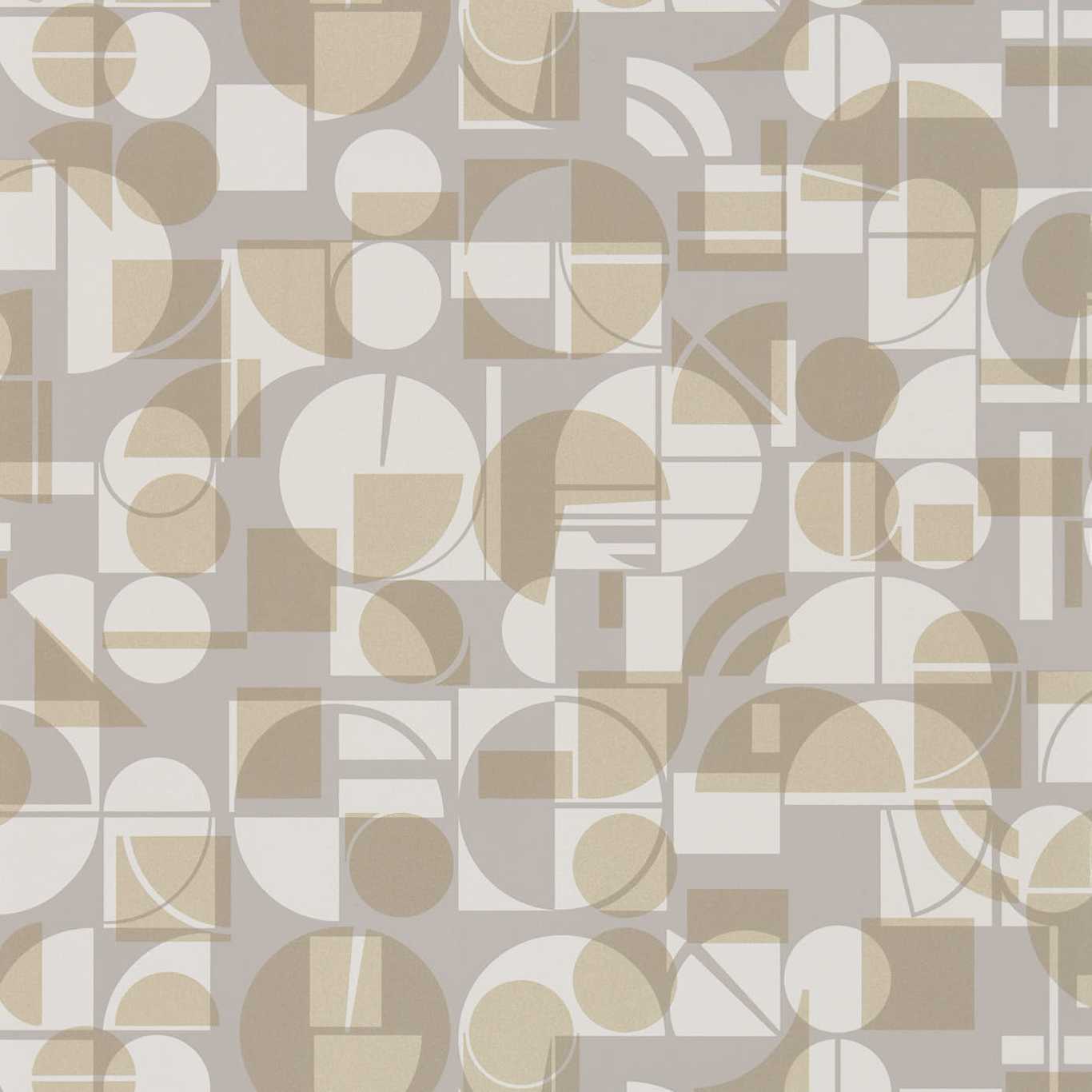 Segments Heather/Gold Wallpaper by HAR