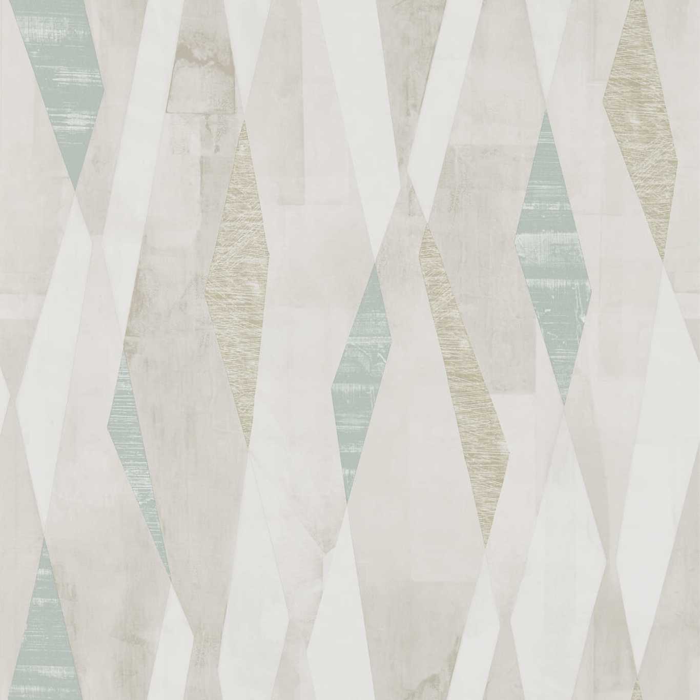 Vertices Teal/Stone Wallpaper by HAR