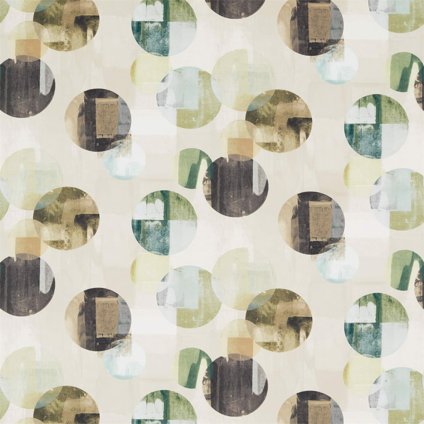 Rondure Emerald / Linden / Topaz Fabric by HAR