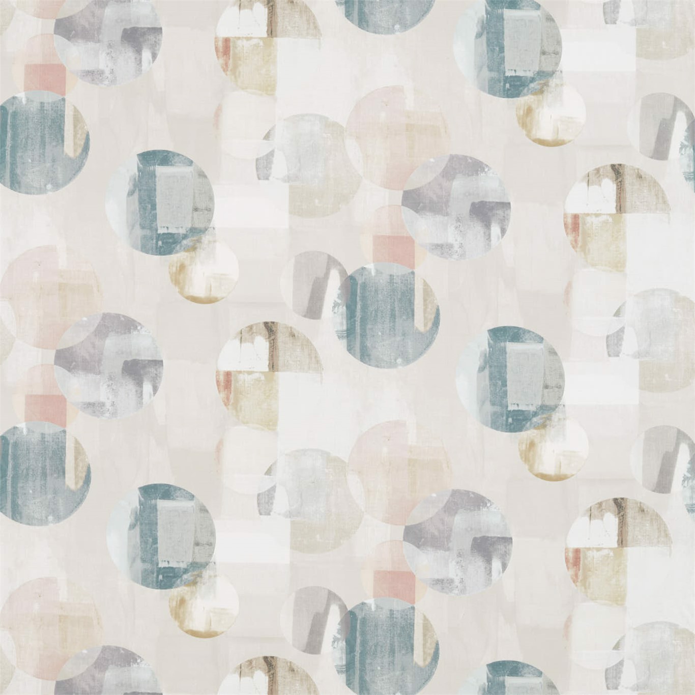 Rondure Seaglass / Blush / Taupe Fabric by HAR