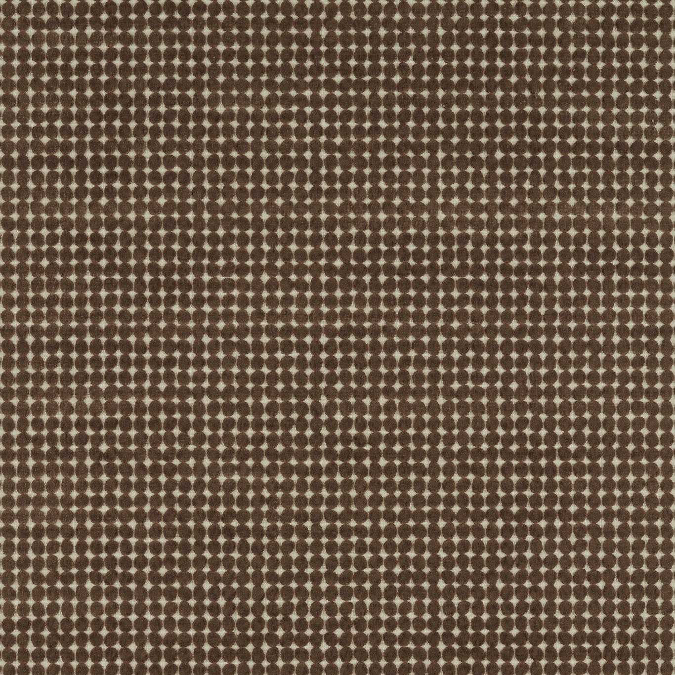 Loopy Spot Chocolate Fabric by HAR