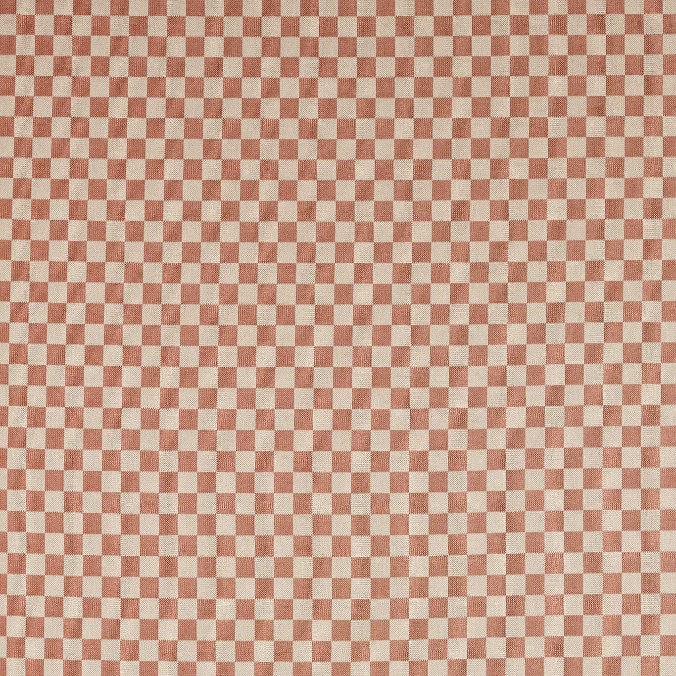 Blenets Check Mini Terracotta Fabric by HAR