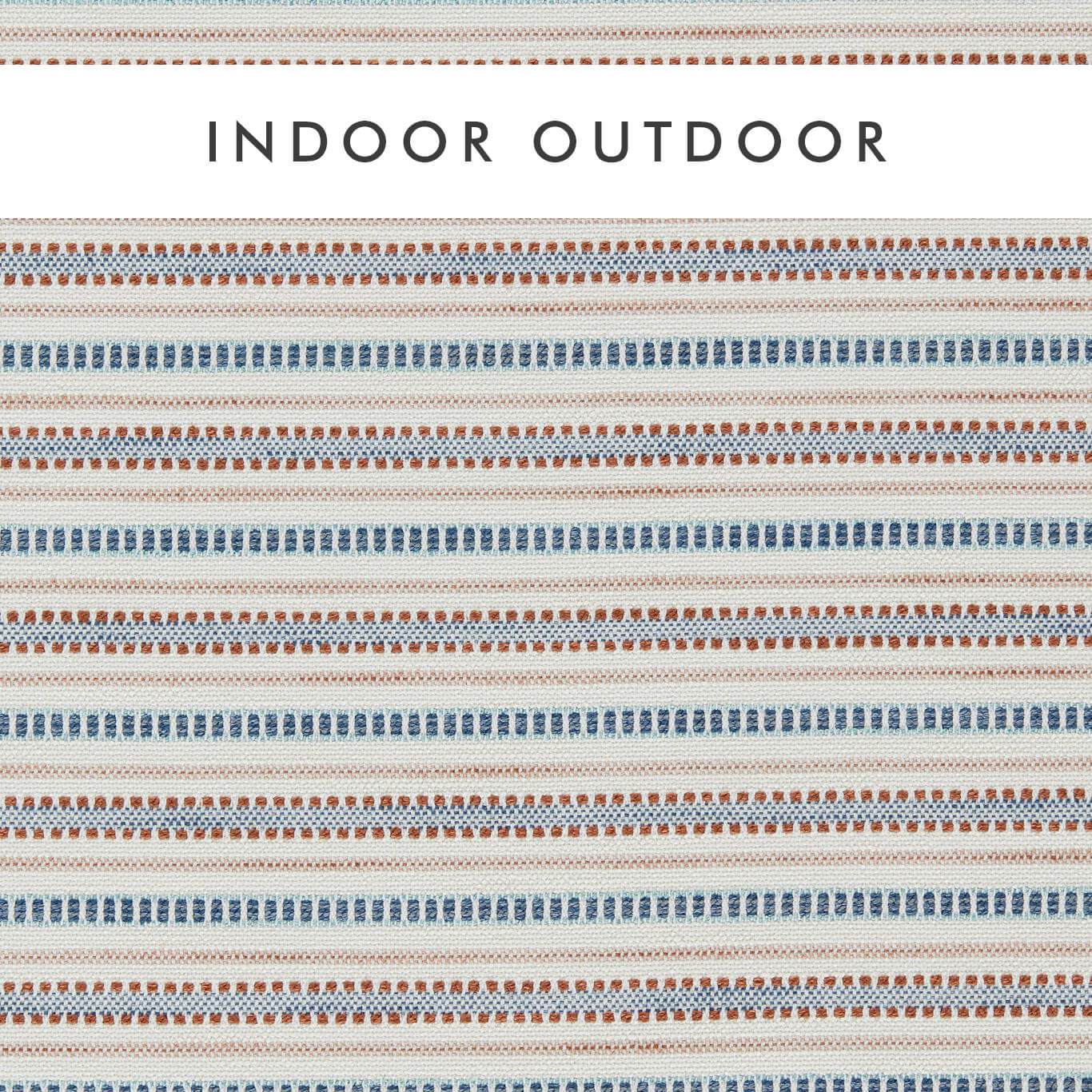 Cove Indigo/Rust Fabric by HAR