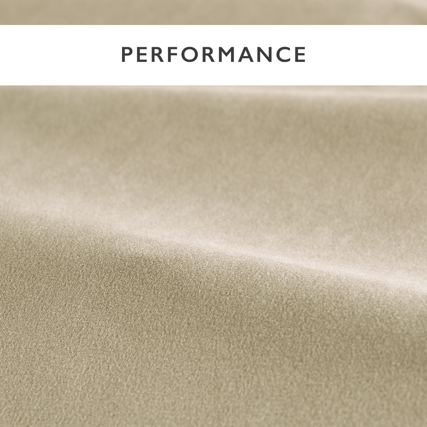 Performance Velvet Taupe Fabric by HAR