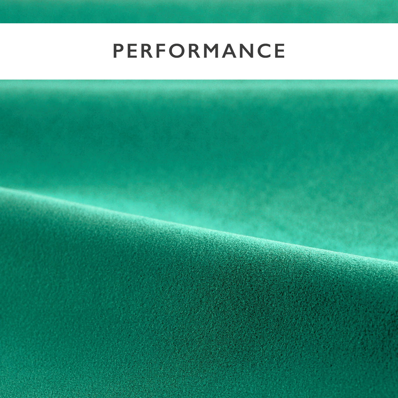 Performance Velvet Emerald Fabric by HAR