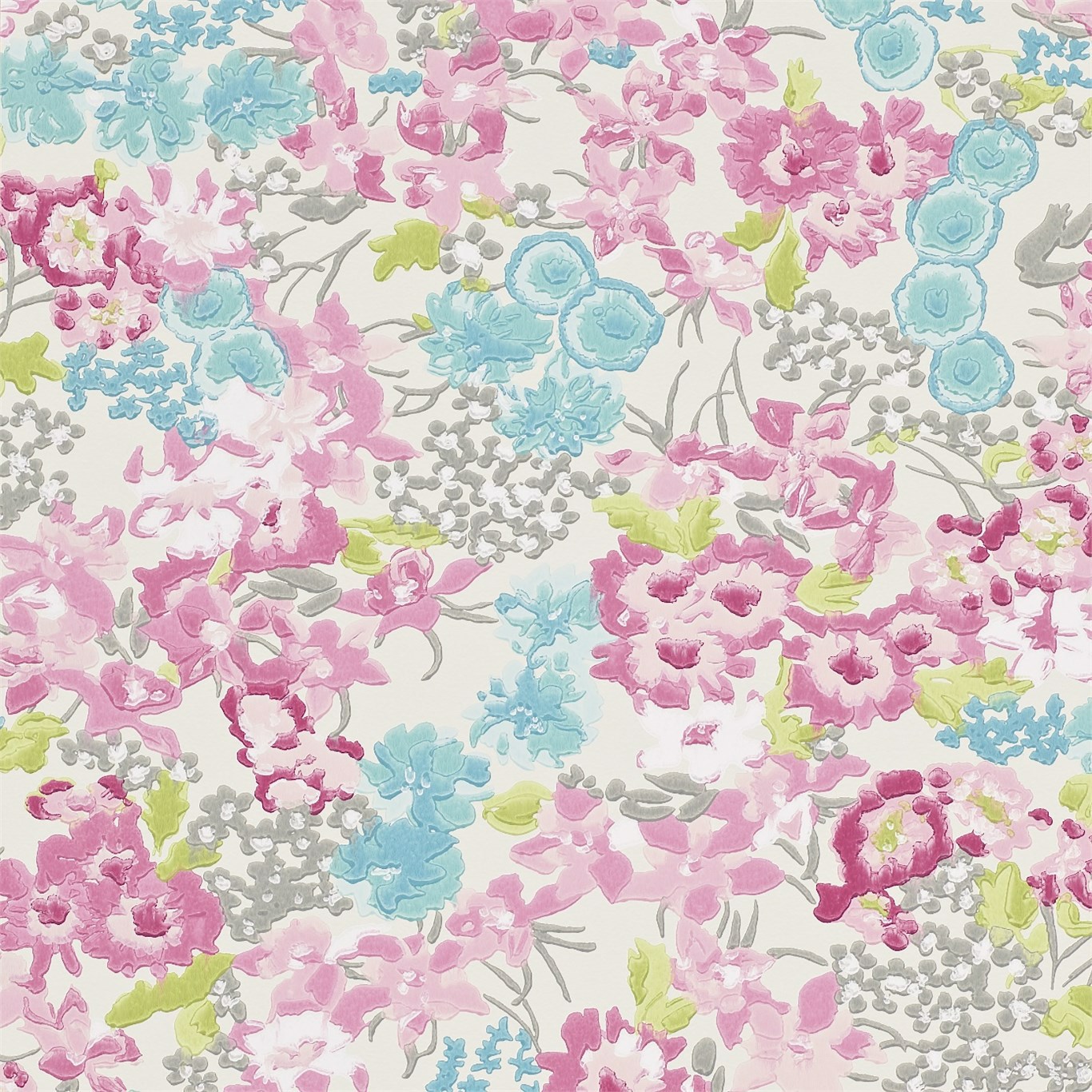 Florica Buttermilk/Pastel Wallpaper by HAR