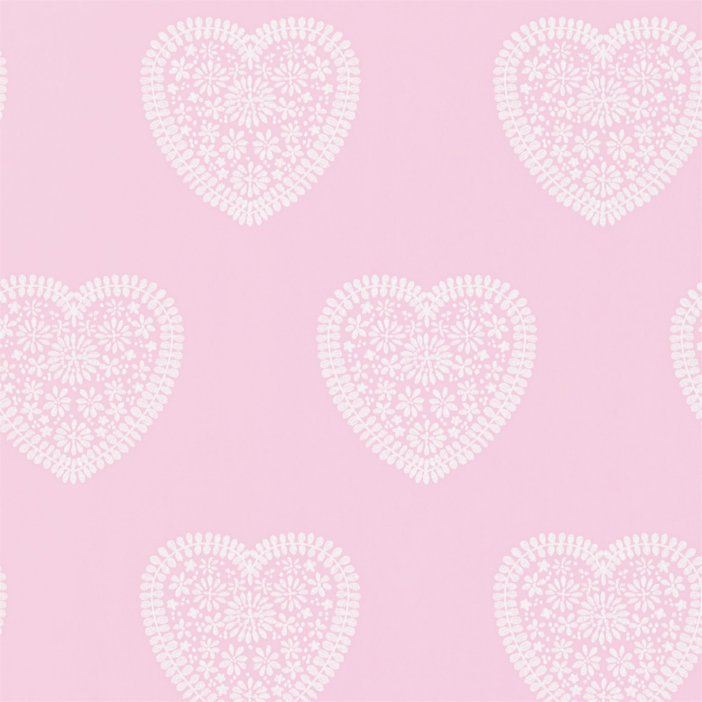 Sweet Heart Soft Pink Wallpaper by HAR