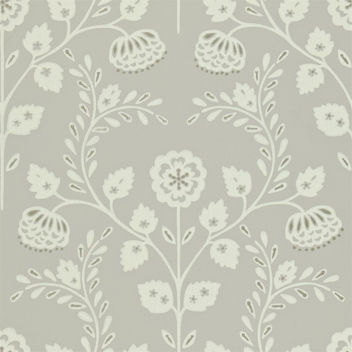 Lucerne Stone Paper White Wallpaper by HAR