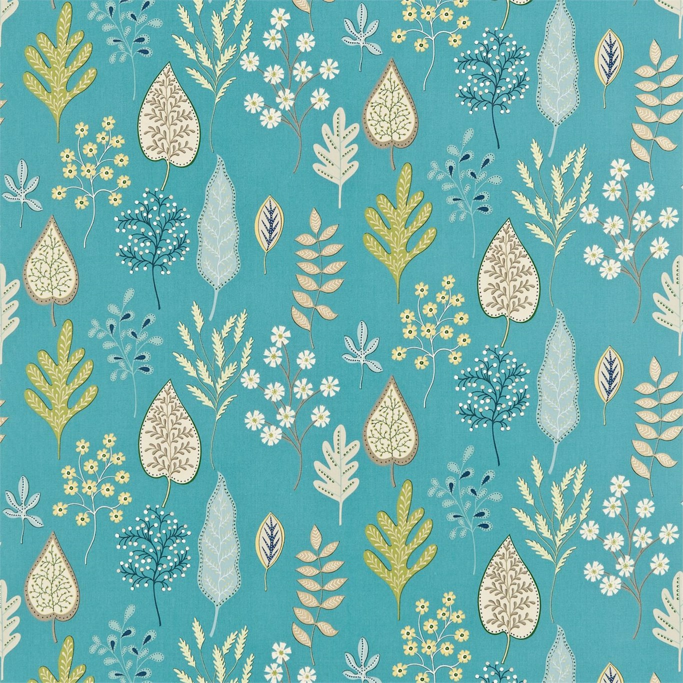 Zosa Ocean Neutral Lemon Fabric by HAR