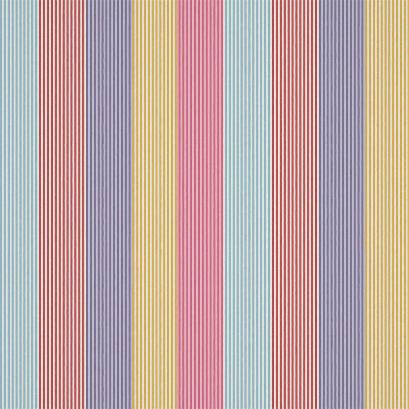 Funfair Stripe Grape/Cherry/Pineapple/Blossom Fabric by HAR