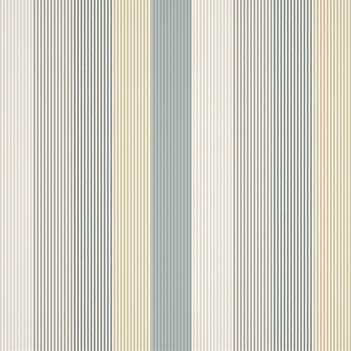 Funfair Stripe Calico/Cloud/Pebble/Duckegg Fabric by HAR