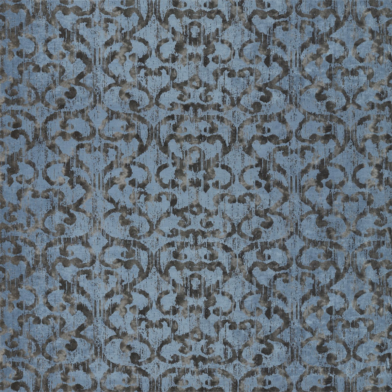 Baroc Sapphire/Steel Fabric by HAR
