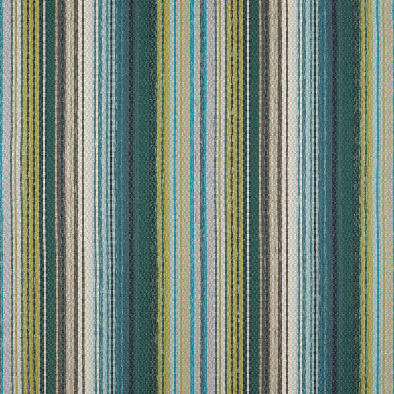 Spectro Stripe Emerald / Marine / Lichen Fabric by HAR