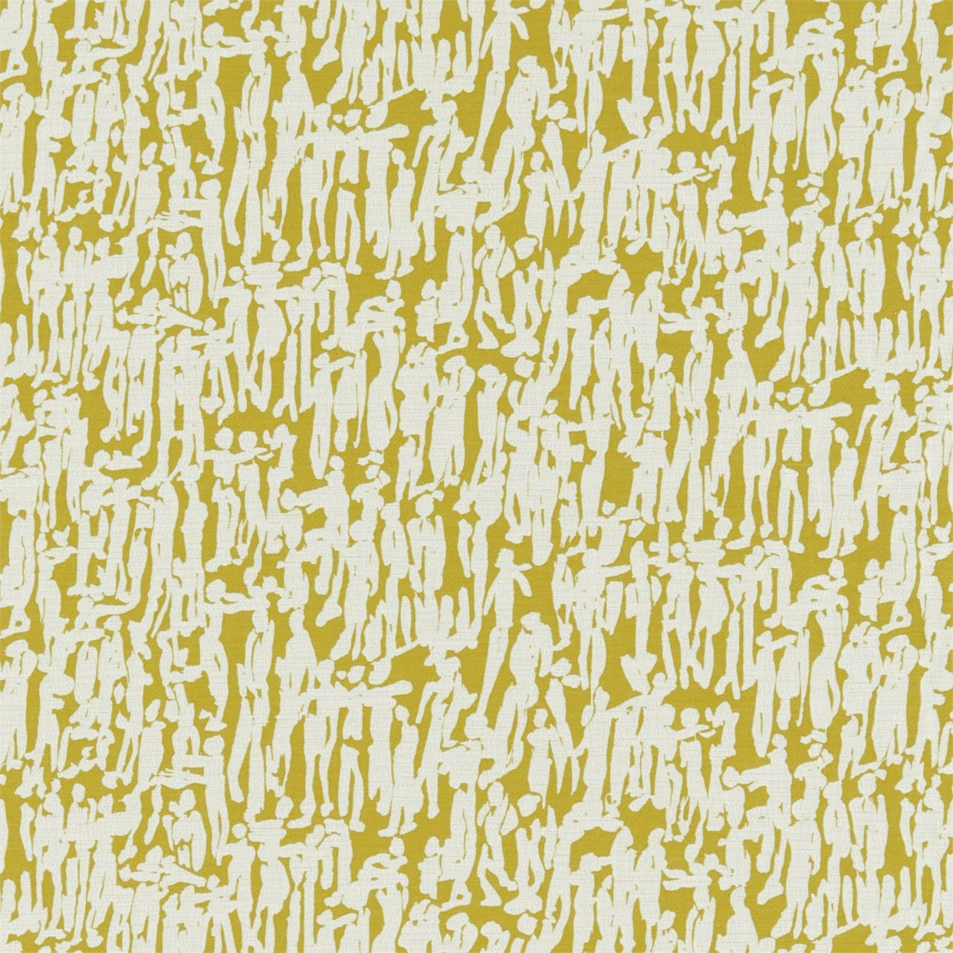 People Citrus Chalk Fabric by HAR