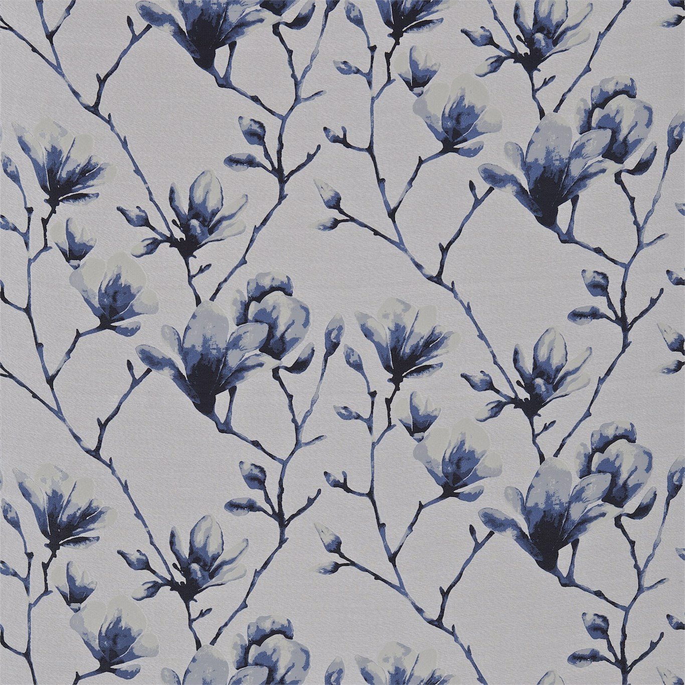 Lotus Indigo/Silver Fabric by HAR