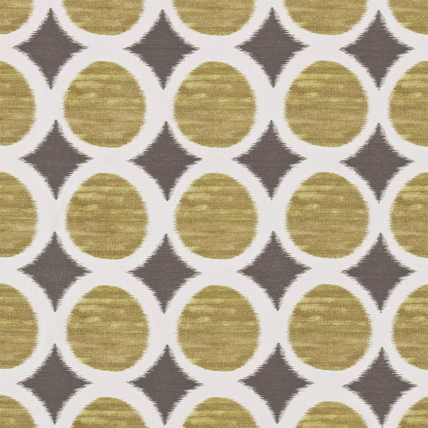 Kumiko Mustard/Steel Fabric by HAR