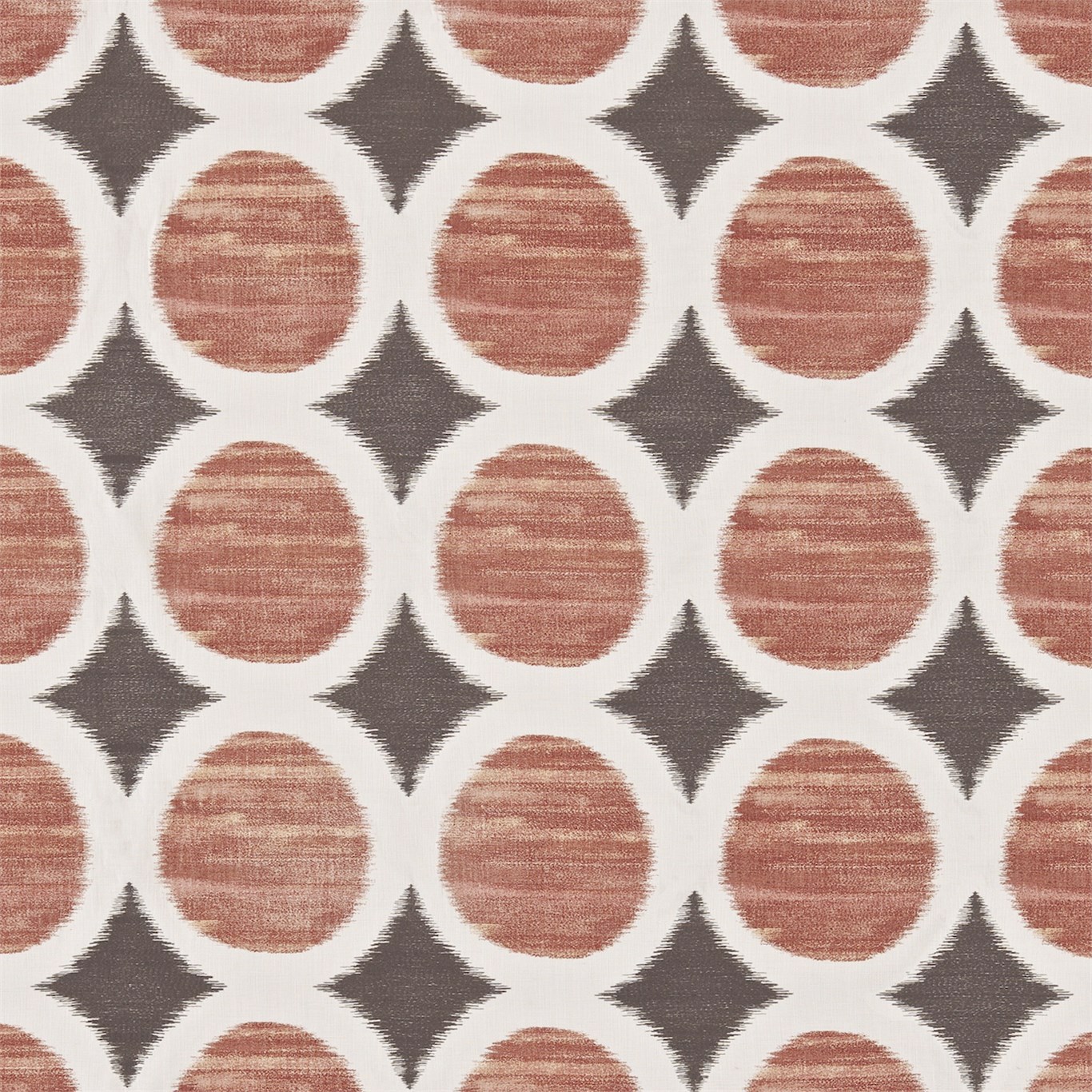 Kumiko Slate/Russet Fabric by HAR