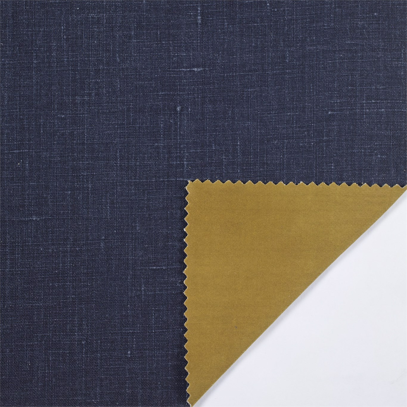 Mika Chartreuse/Denim Fabric by HAR