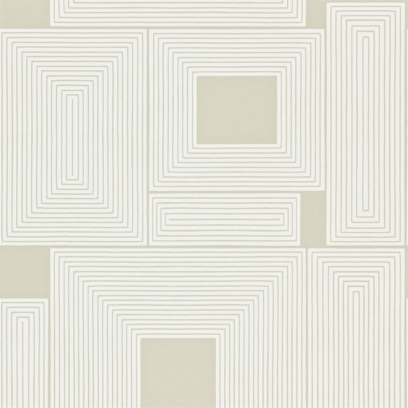 Maze Putty/Chalk Wallpaper by HAR