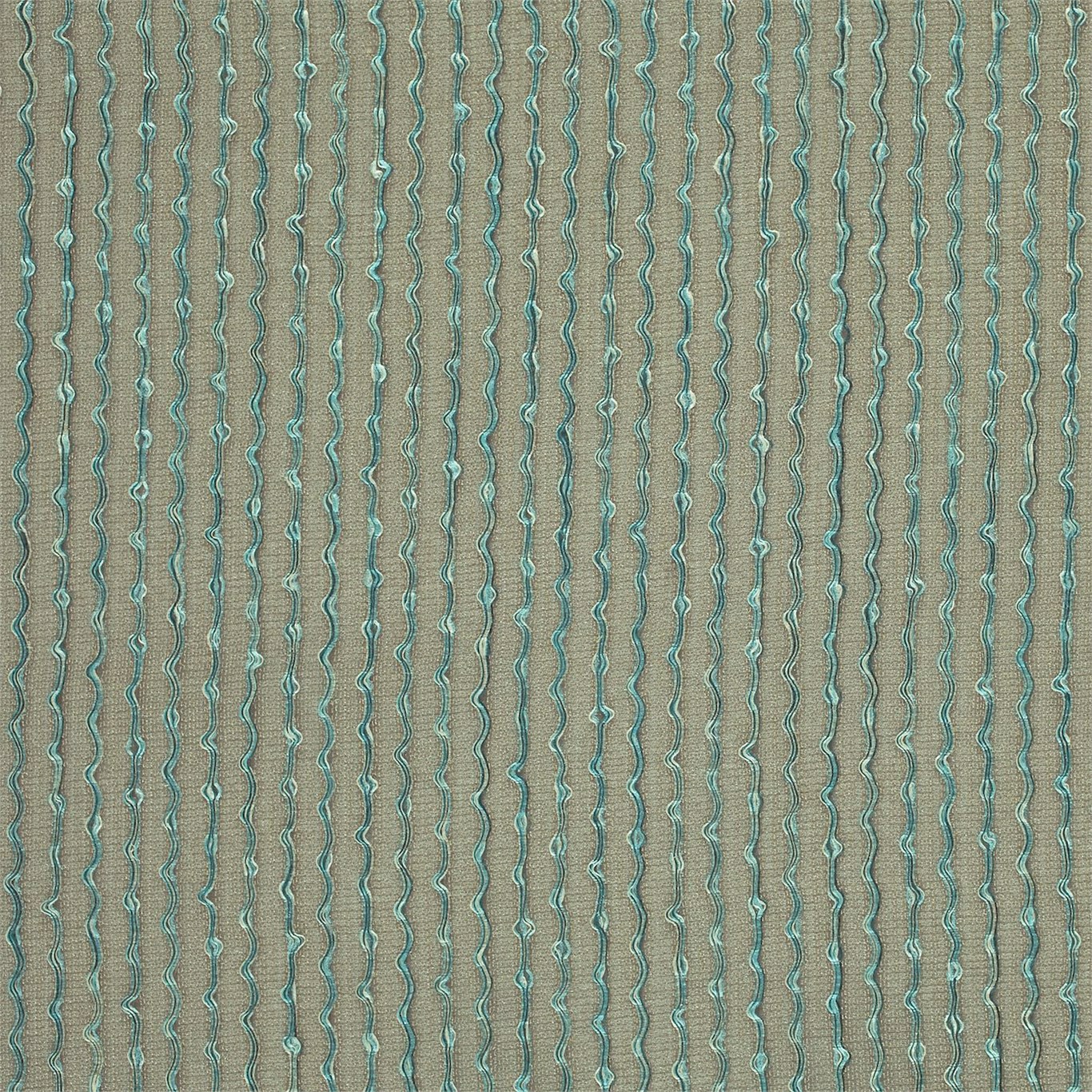 Ripple Teal/Linen Fabric | Harlequin by Sanderson Design