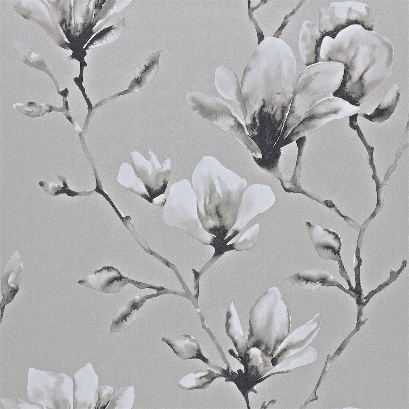 Lotus Silver Wallpaper by HAR