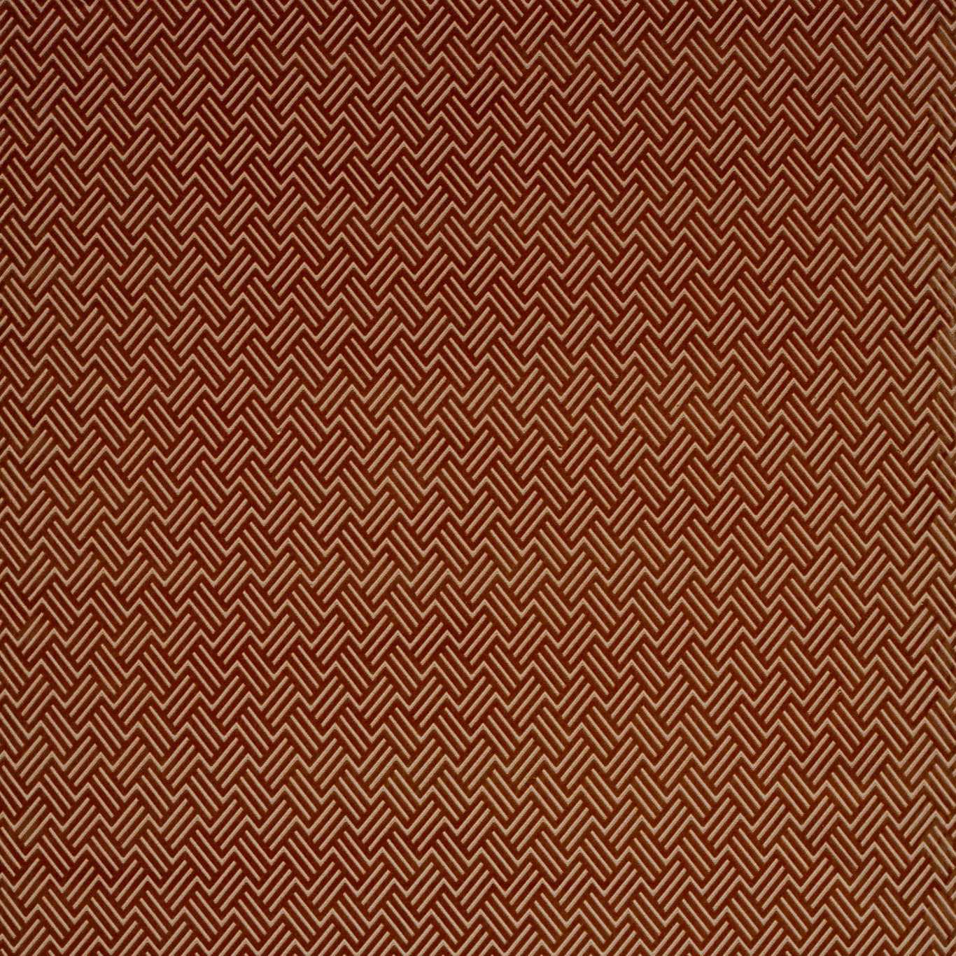 Triadic Burnt Umber Fabric by HAR