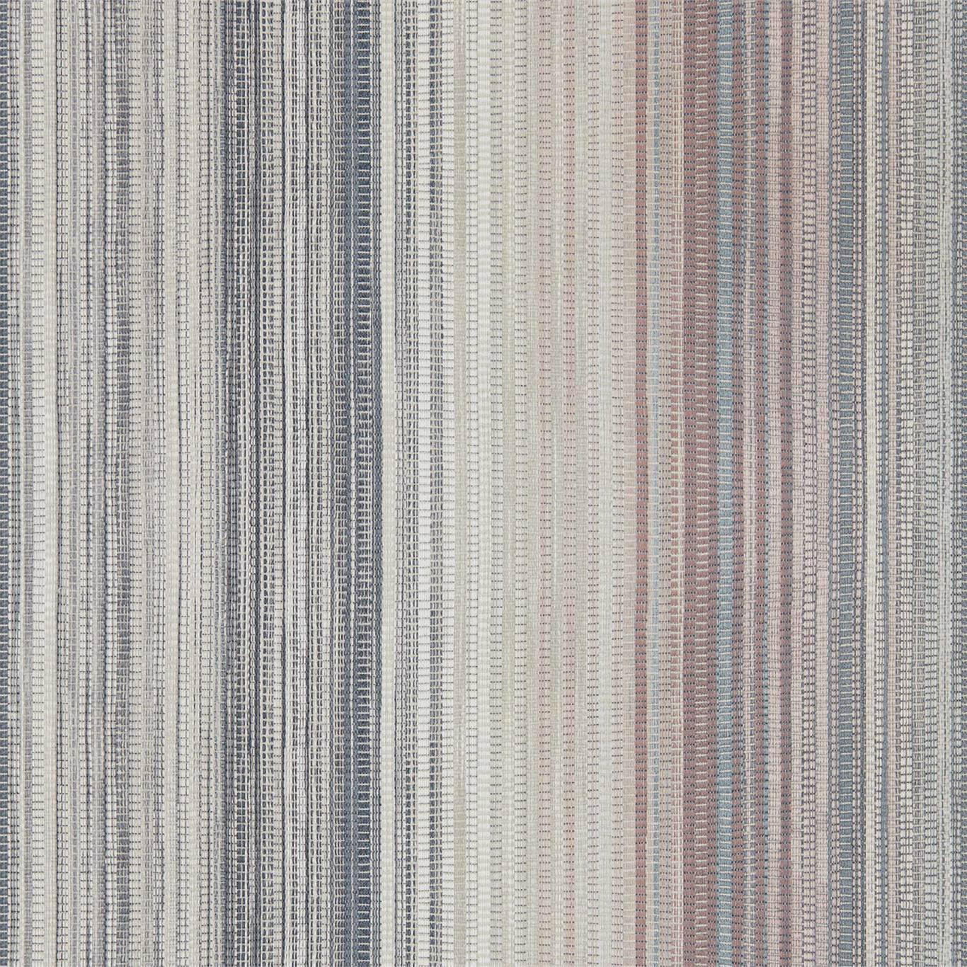 Spectro Stripe Steel/Blush Wallpaper by HAR