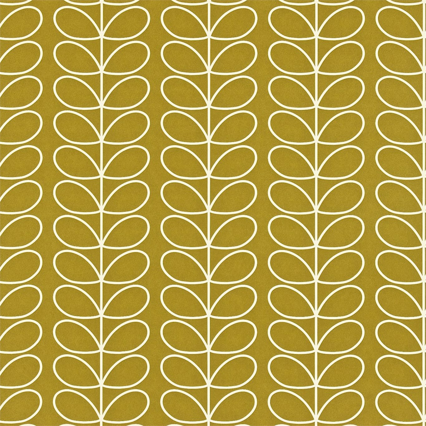 Linear Stem Olive Wallpaper by HAR