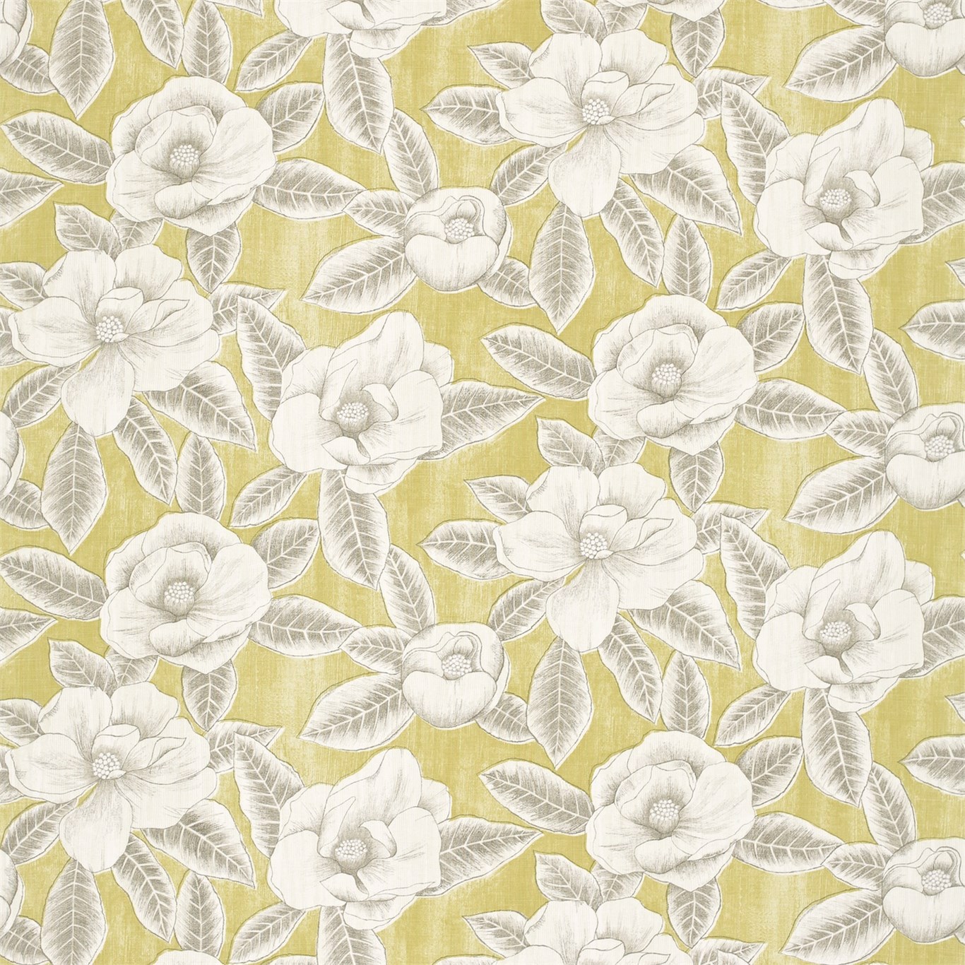 Floria Primrose/Linen Fabric by HAR