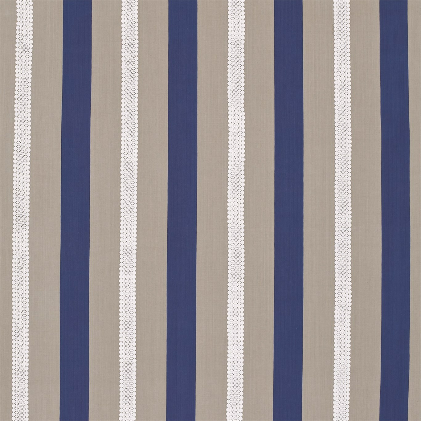 Celsie Indigo/Linen Fabric by HAR