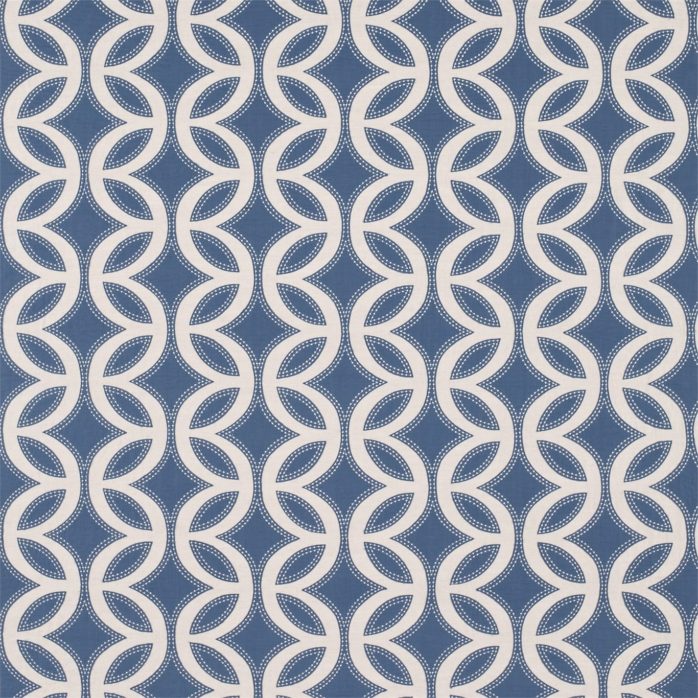 Caprice Forget Me Not/Linen Fabric by HAR