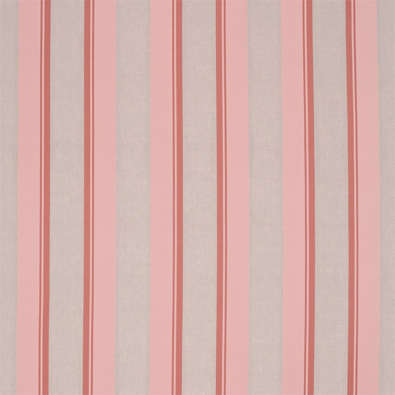 Laurier Coral/Linen Fabric by HAR