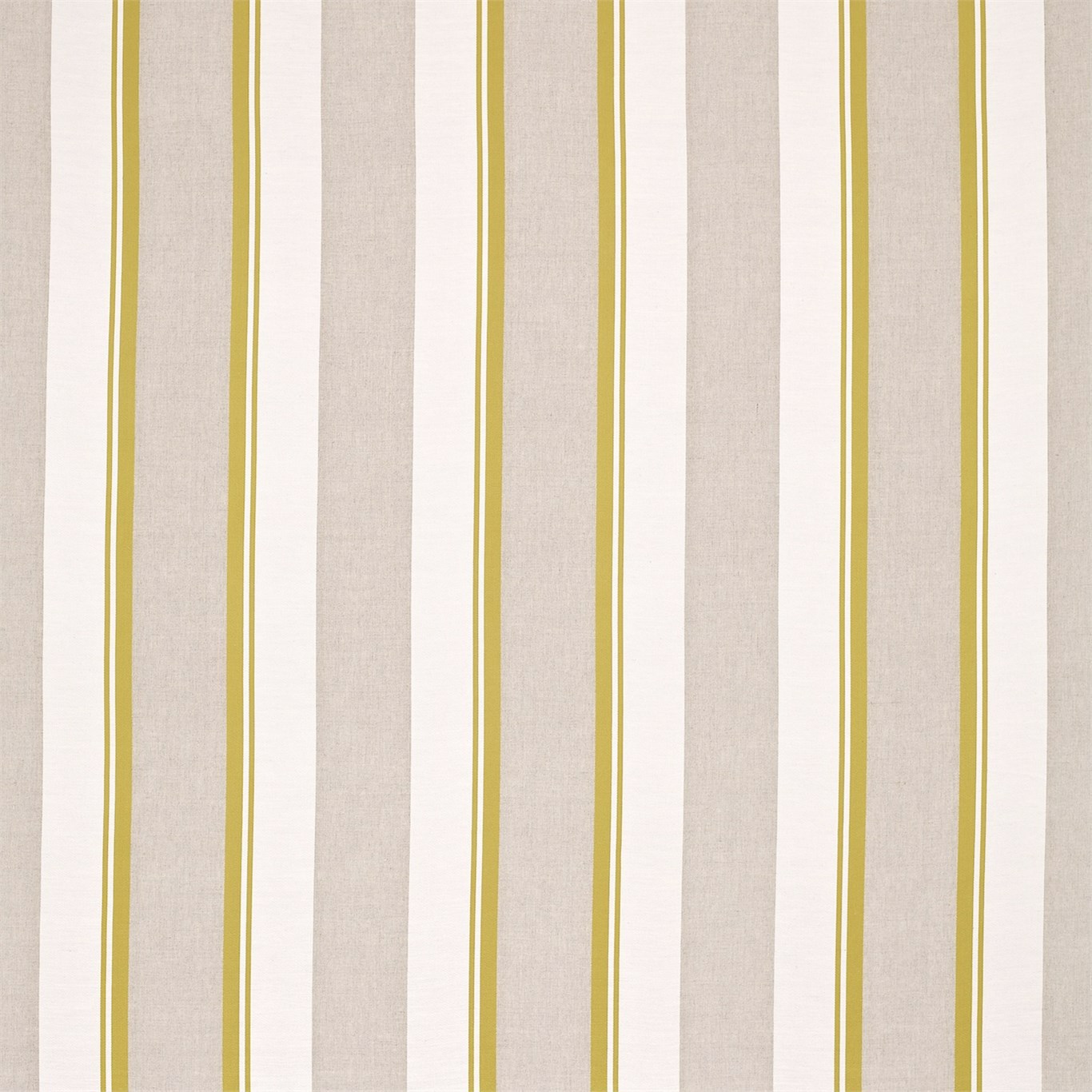 Laurier Mustard/Linen Fabric by HAR