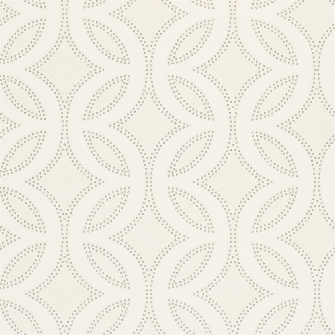 Caprice Chalk Pearl And Silver Wallpaper by HAR