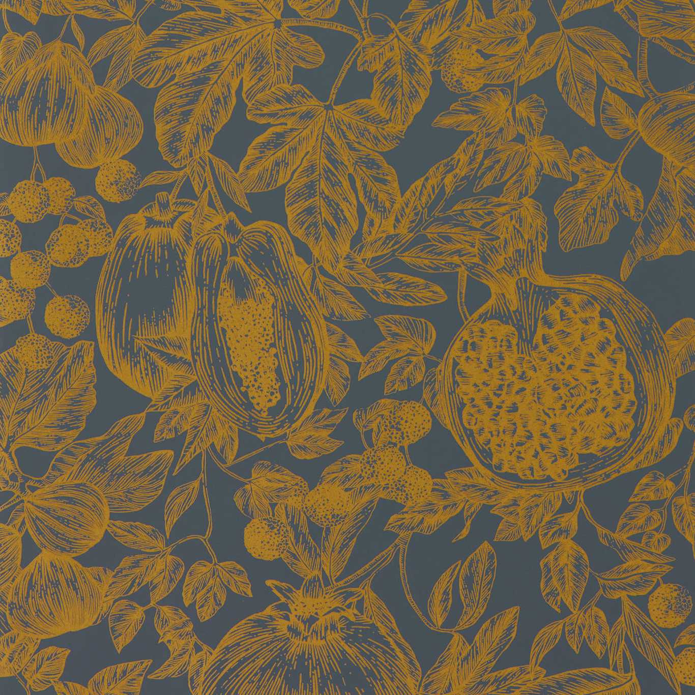 Melograno Gold/Wild Water Wallpaper by HAR