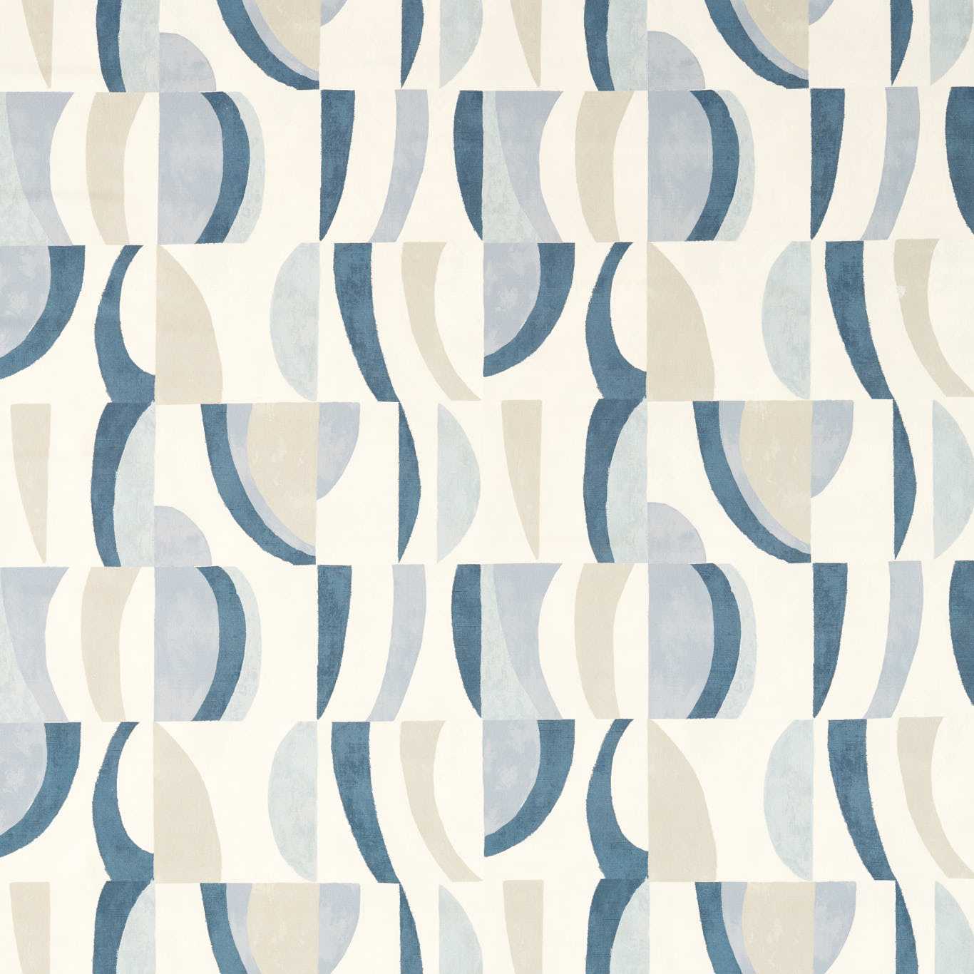 Torillo Sky/Cornflower/Linen Fabric by HAR