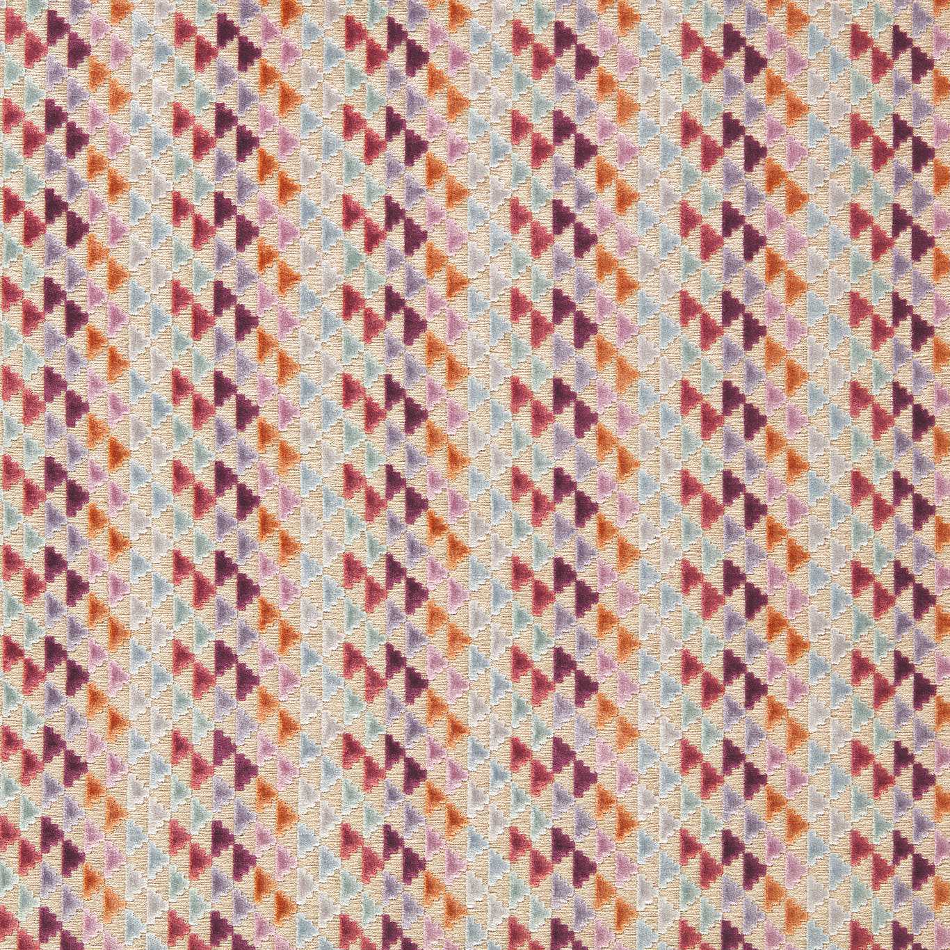 Vidi Lilac/ Aubergine/Cornflower Fabric by HAR