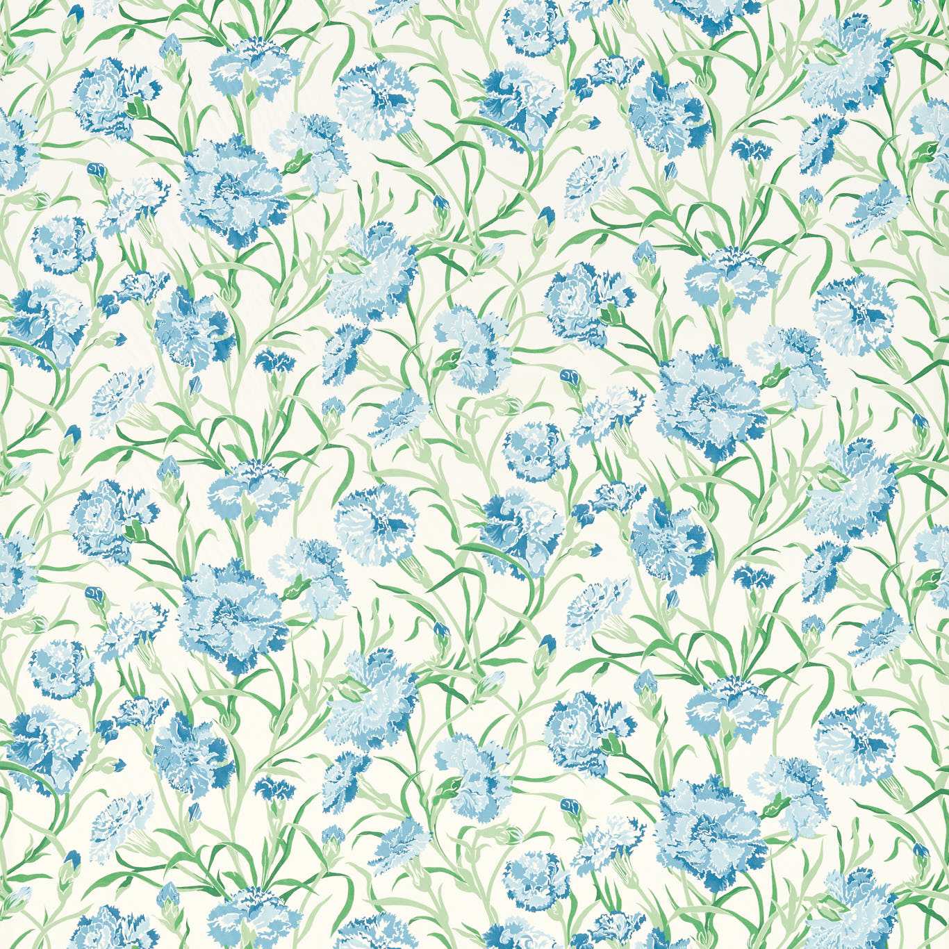 Fleur de Joie Sky/Forest Fabric by HAR