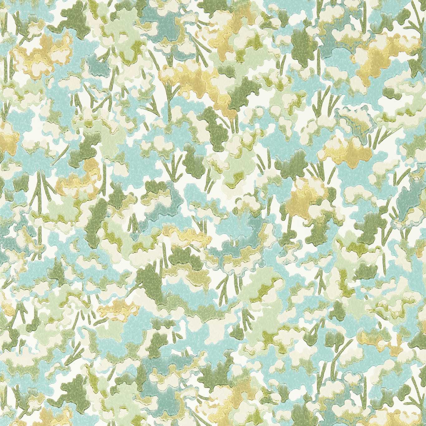 Tree Tops Honey/Clover/Sky Wallpaper by HAR