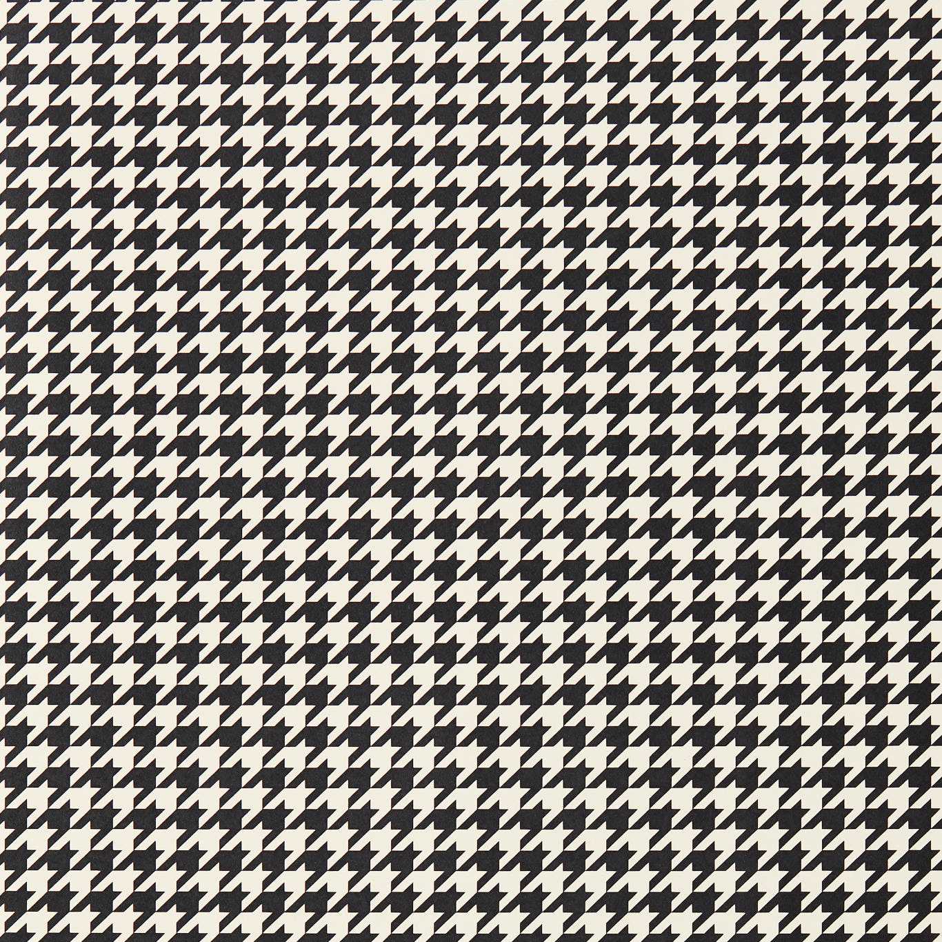 Houndstooth Black Earth/Soft Focus Wallpaper by HAR